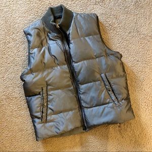 NWOT Express Silver Down/Feather Puffer Vest